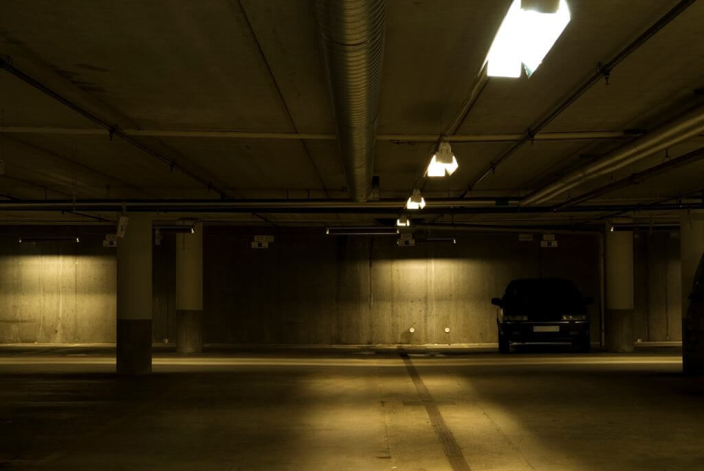 Parking garage lighting