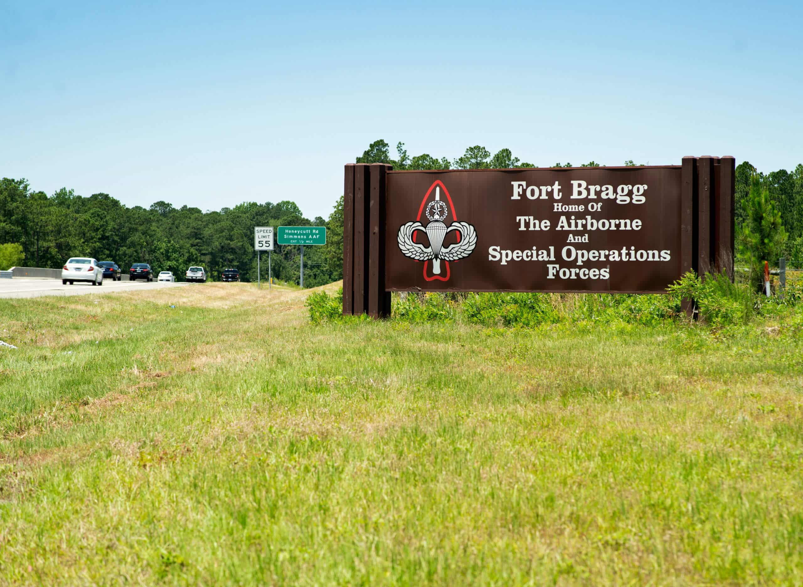Fort,Bragg,,North,Carolina,,Usa,-,June,13,,2020:,Sign
