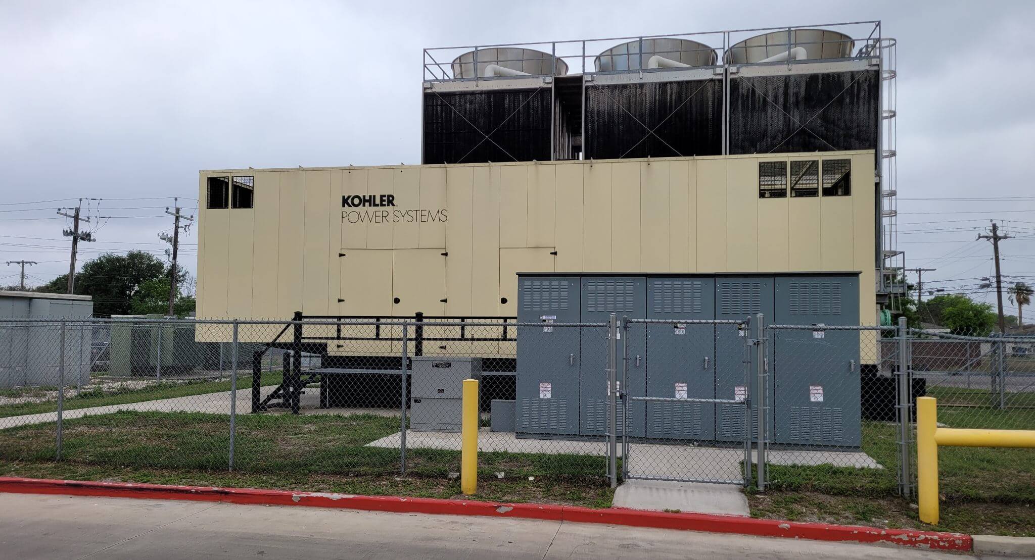 Driscoll Children's Hospital emergency generator installation