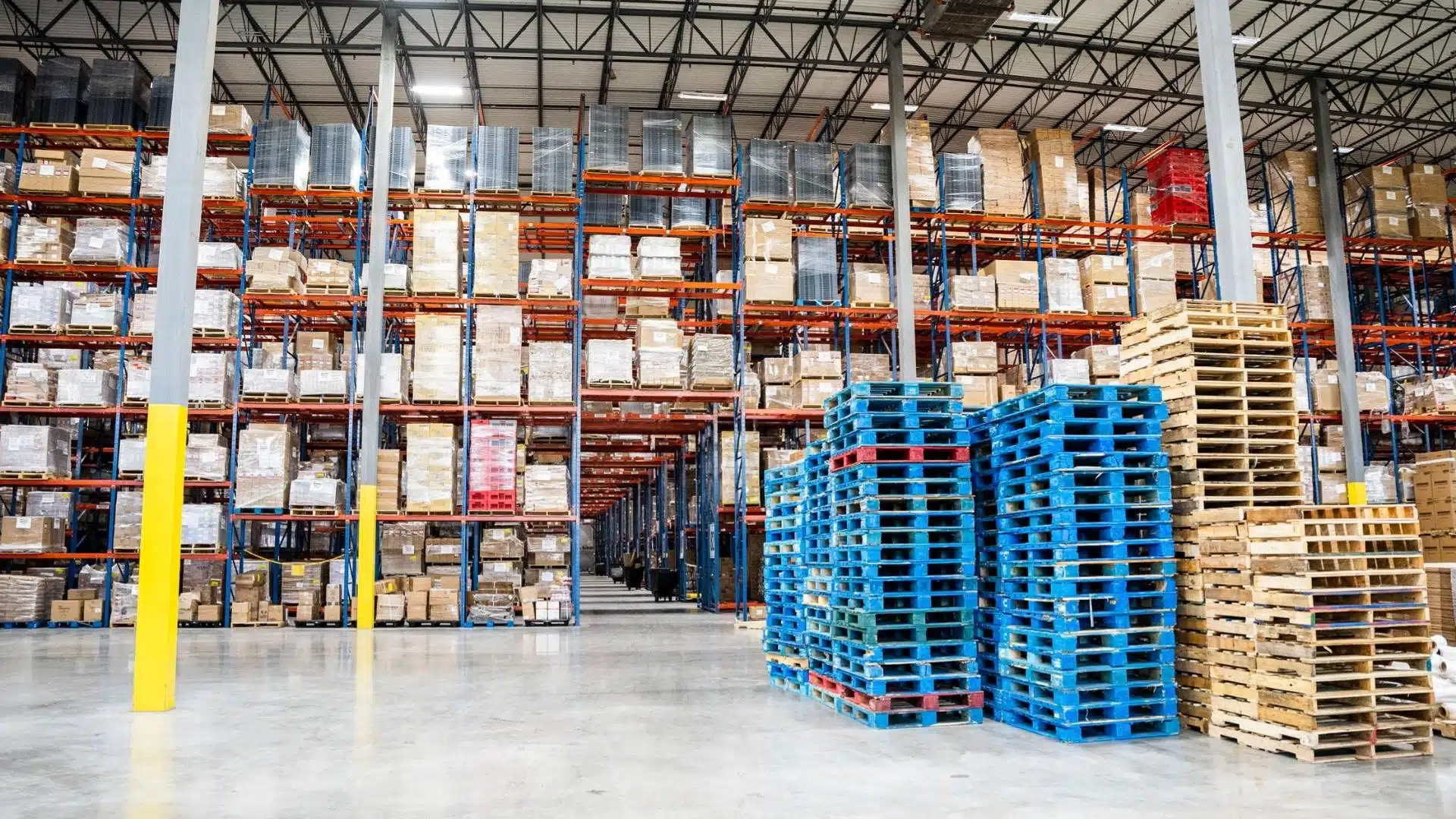 McLane Foodservice Distribution warehouse lighting installation